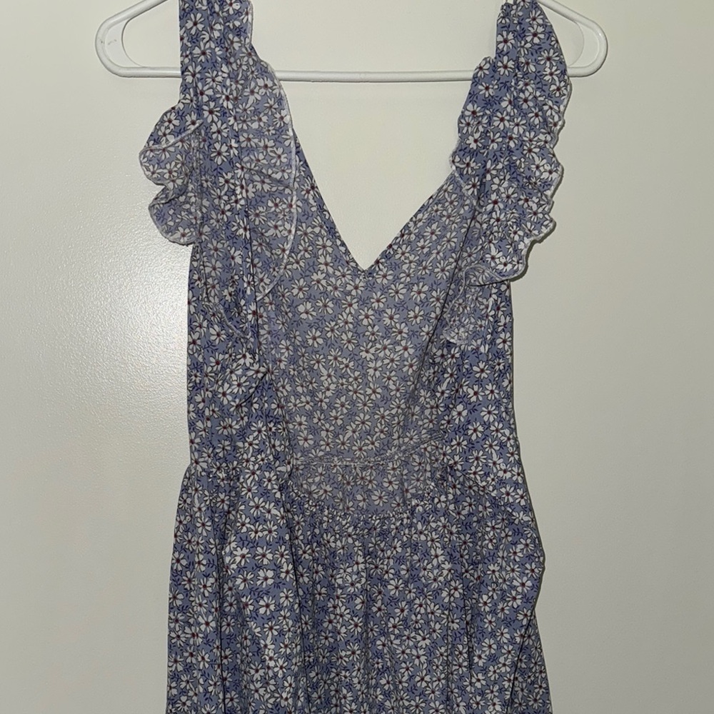 Floral Blue Dress - Picture 4 of 4